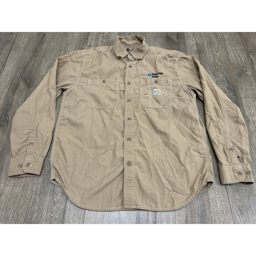 Carhartt Flame-Resistant FR Work Shirt Men's Medium Cat 2 2112